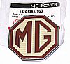 BADGE MG FRONT